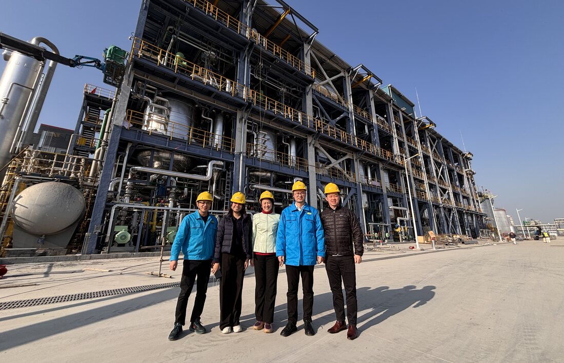 Site visit at the new Econic and Changhua Chemical plant