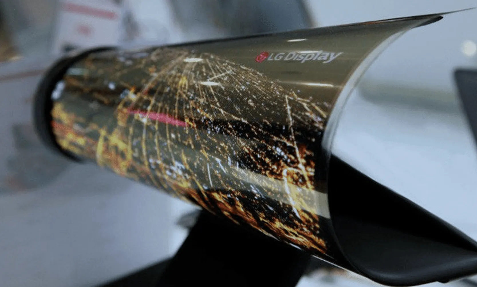Transparent nanofilm applied to a display